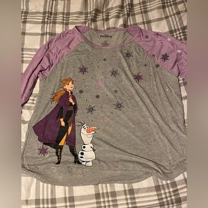 Frozen pajama shirt